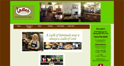Desktop Screenshot of ladleskitchen.com